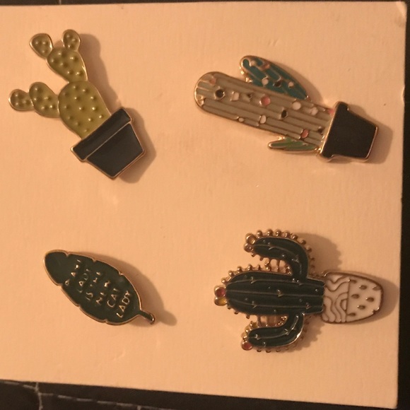 Enamel pins 4pc set. (Plants) - Picture 2 of 8